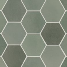 Bedrosians Celine - Sage 4" Hexagon Matte Porcelain Floor & Wall Tile