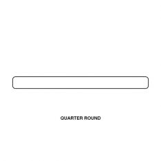 Tesoro Grunge - Aqua .625" x 12" Quarter Round