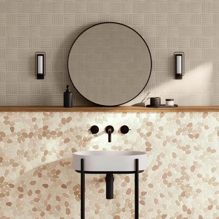 Bedrosians - Waterbrook Pebble Tile Collection