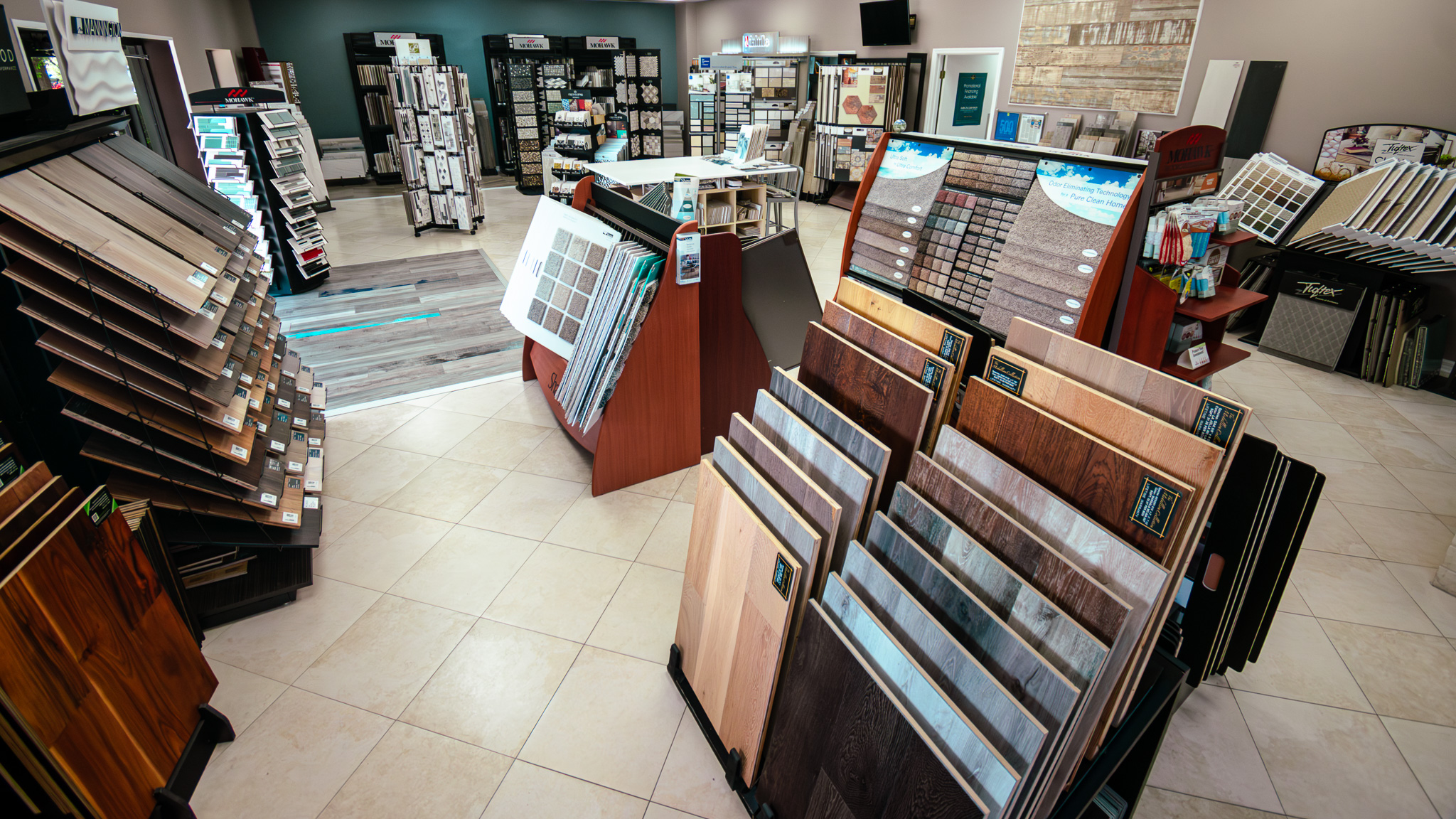 Great Britain Tile Sample Displays