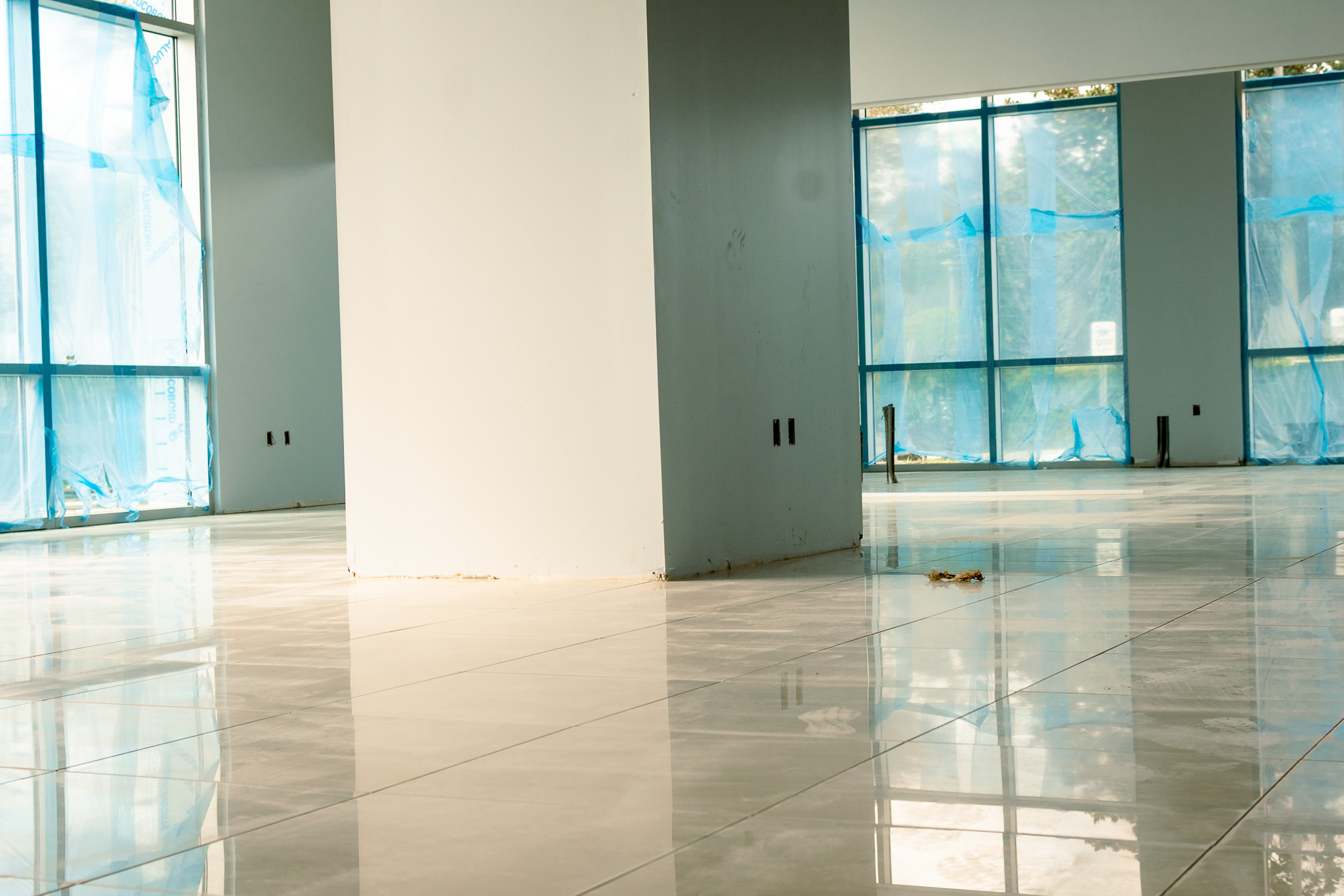 Parks Ford Wesley Chapel commercial flooring project