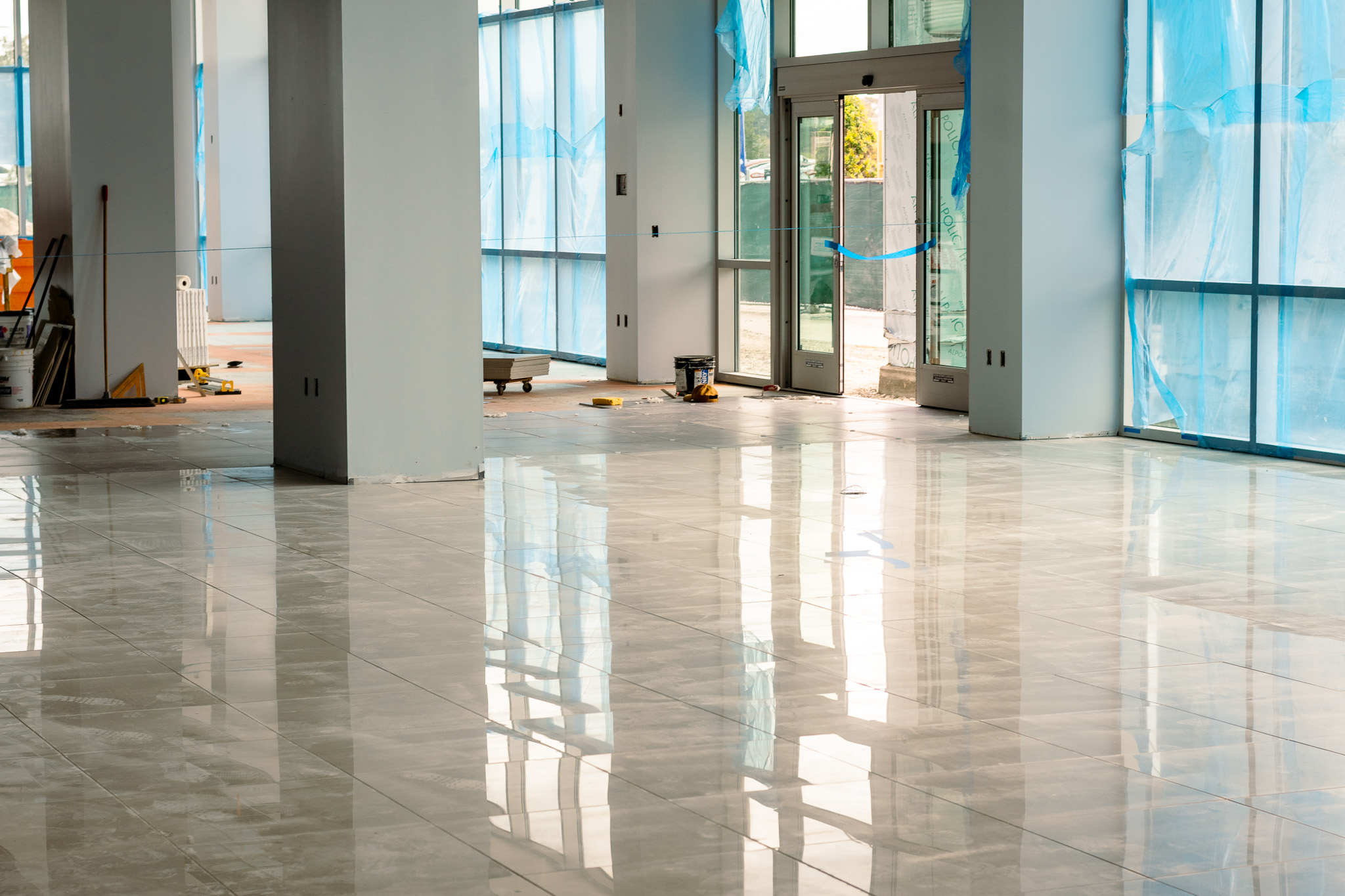 Parks Ford Wesley Chapel commercial flooring project