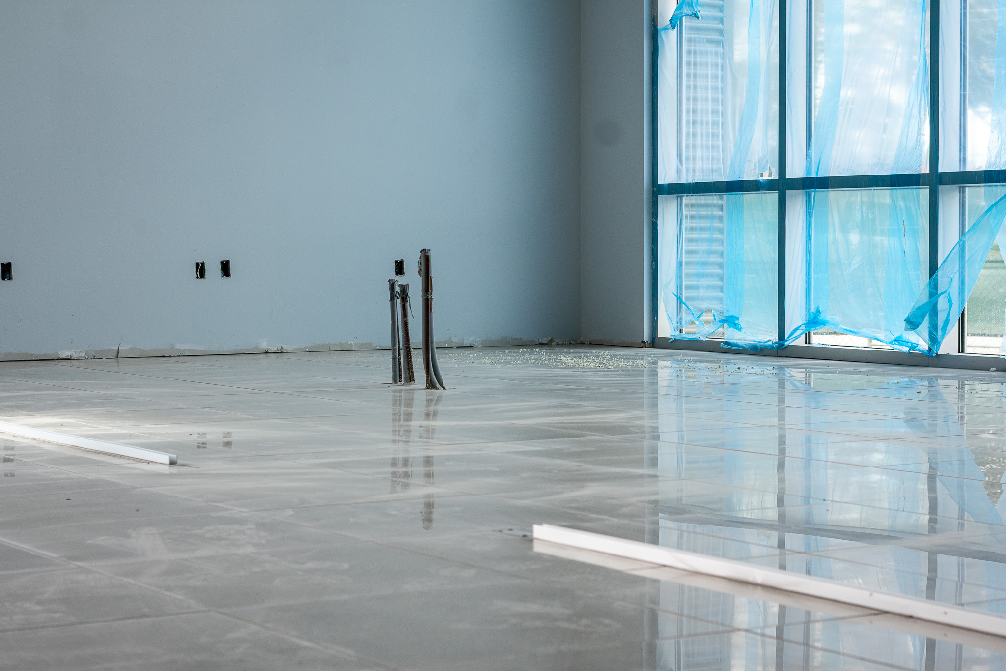 Parks Ford Wesley Chapel commercial flooring project